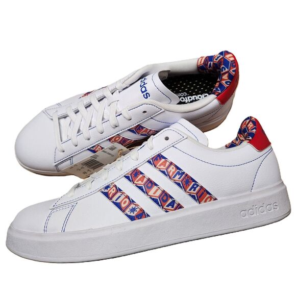 Adidas Grand Court 2.0 Tennis Shoes – Women’s Size 10, White/Multicolor, NWT - Picture 1 of 11